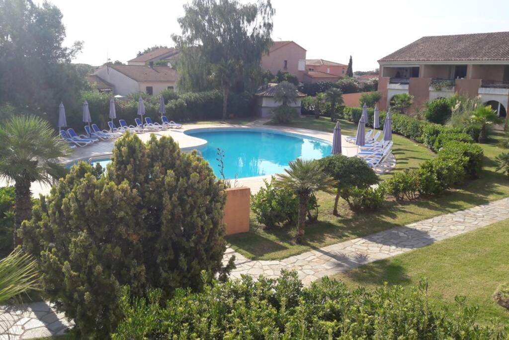 Appartement Les Pieds Dans L'Eau 300 M Plage - 2 Piscines Linguizzetta Екстериор снимка
